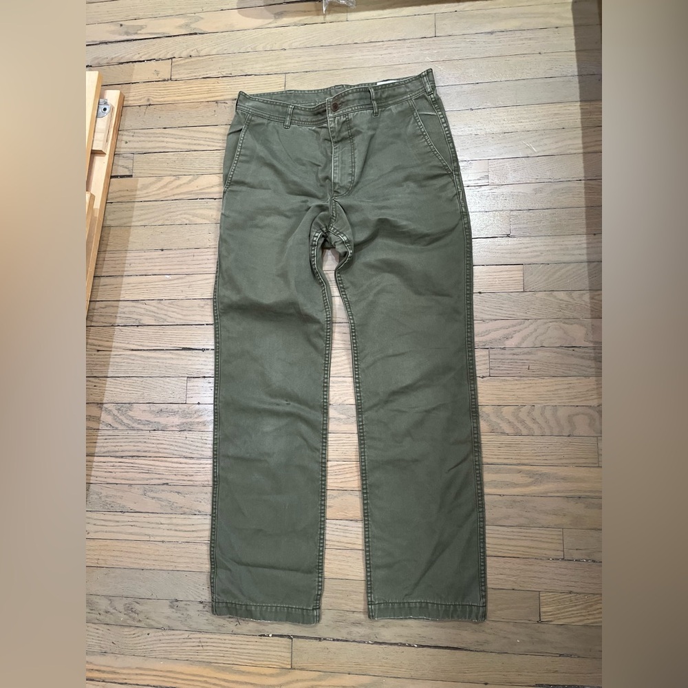 Comme des Garcons Olive Green Trousers